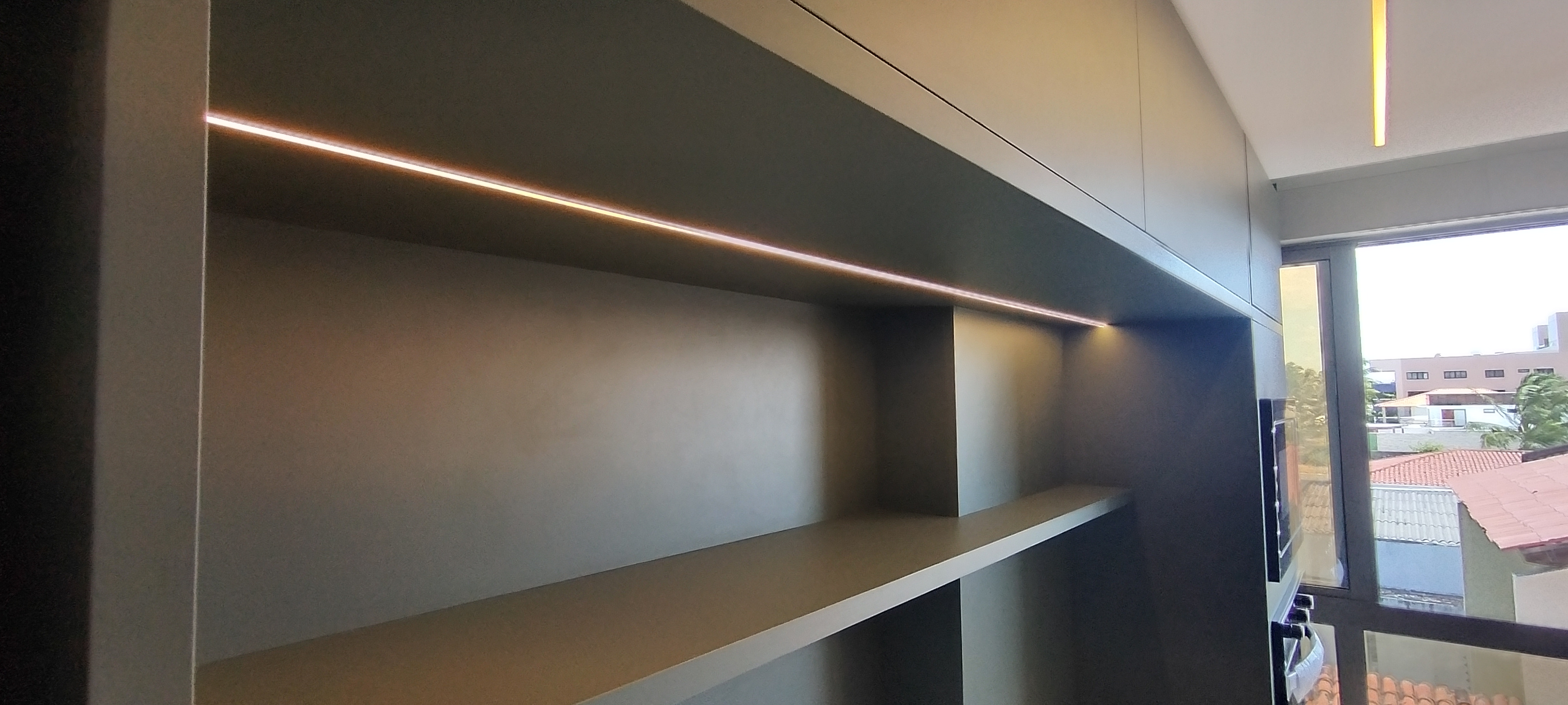 Instalação de led em móveis planejados